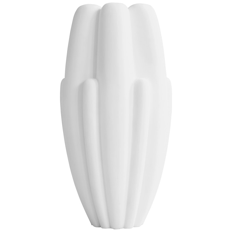 Bloom Slim Vase 68 cm, Bone White