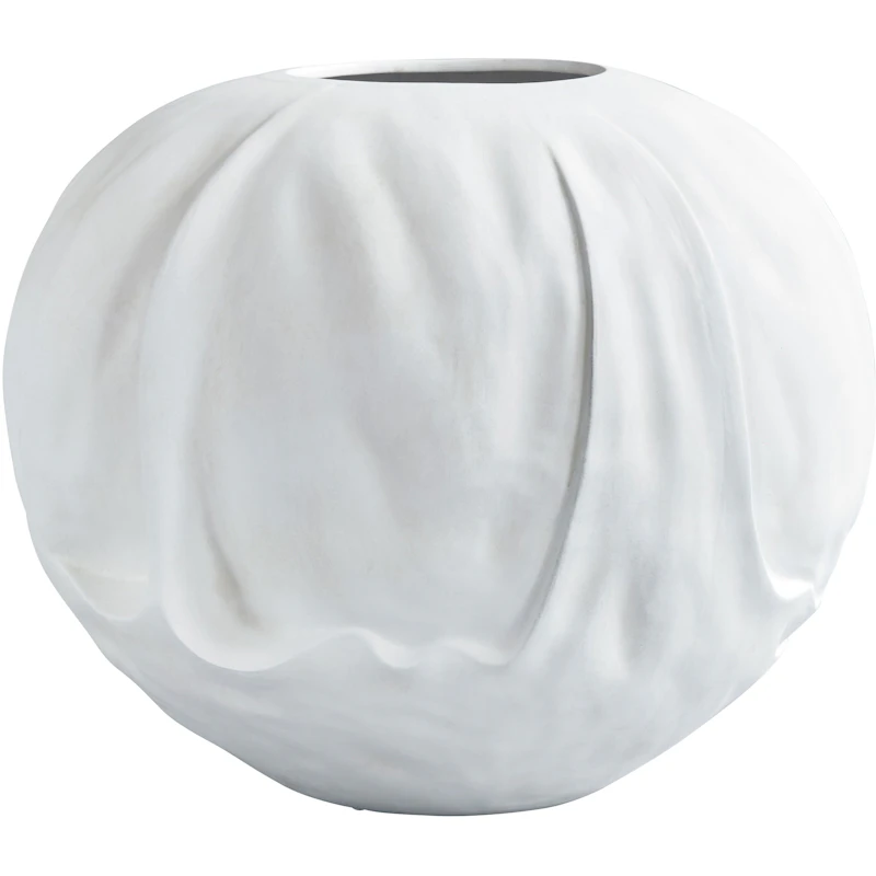 Orimono Vase 50 cm, Elfenbenshvid