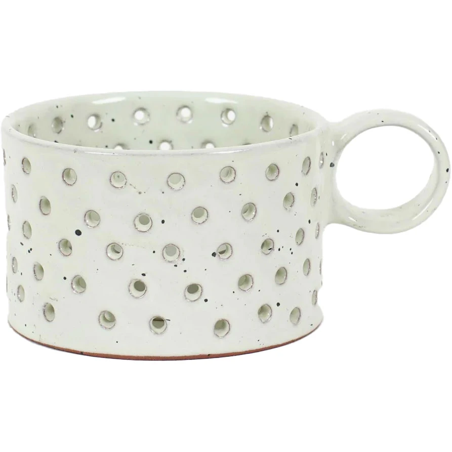 A World Of Craft Earth Lysestage - Lysestager Stent&oslash;j Hvid - 1007659-NE