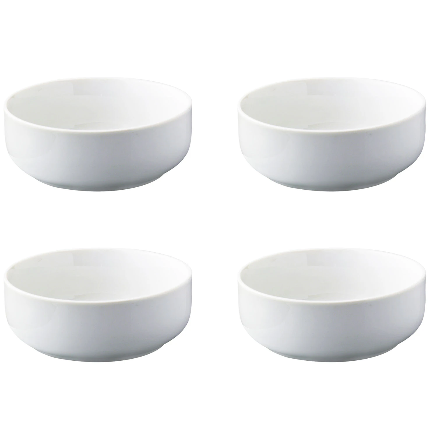 Aida Atelier Sk&aring;l 4-pak - Serveringssk&aring;le Porcel&aelig;n Hvid - 29087