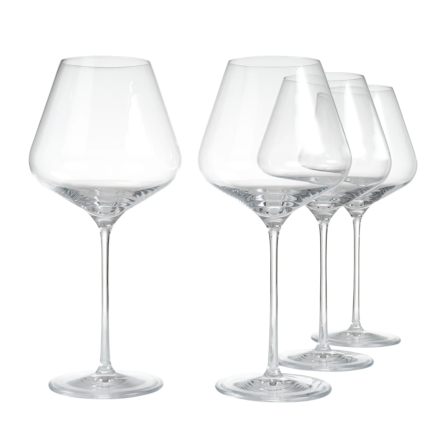 Aida Connoisseur Extravagant R&oslash;dvinsglas 71 Cl 4-pak - Vinglas Krystalglas Klar - 16100