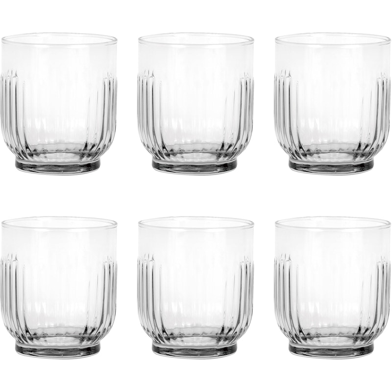 Groovy Glas 33 cl 6-pak, Klart