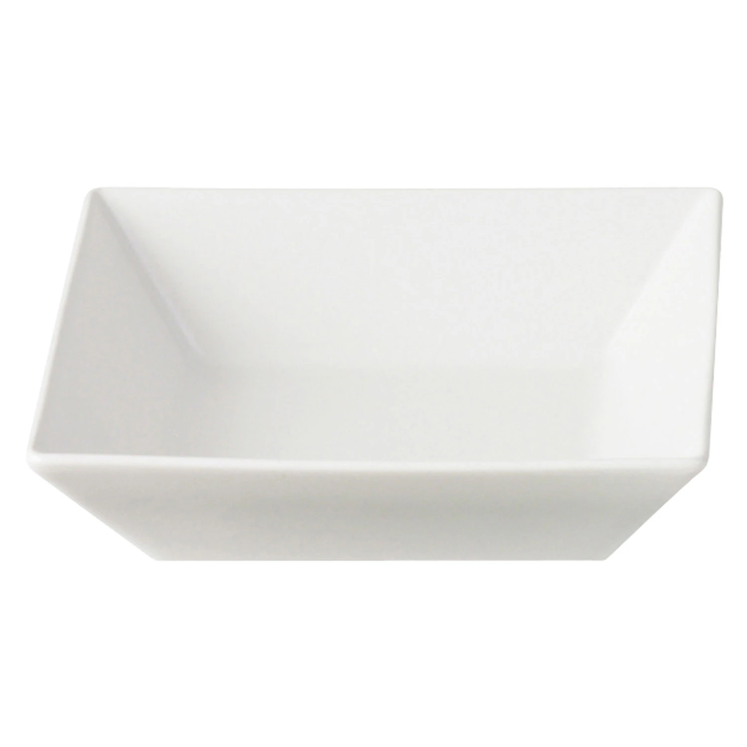 Aida Quadro Bowl 17,5x17,5 Cm White - Serveringssk&aring;le Stent&oslash;j Hvid - 40112