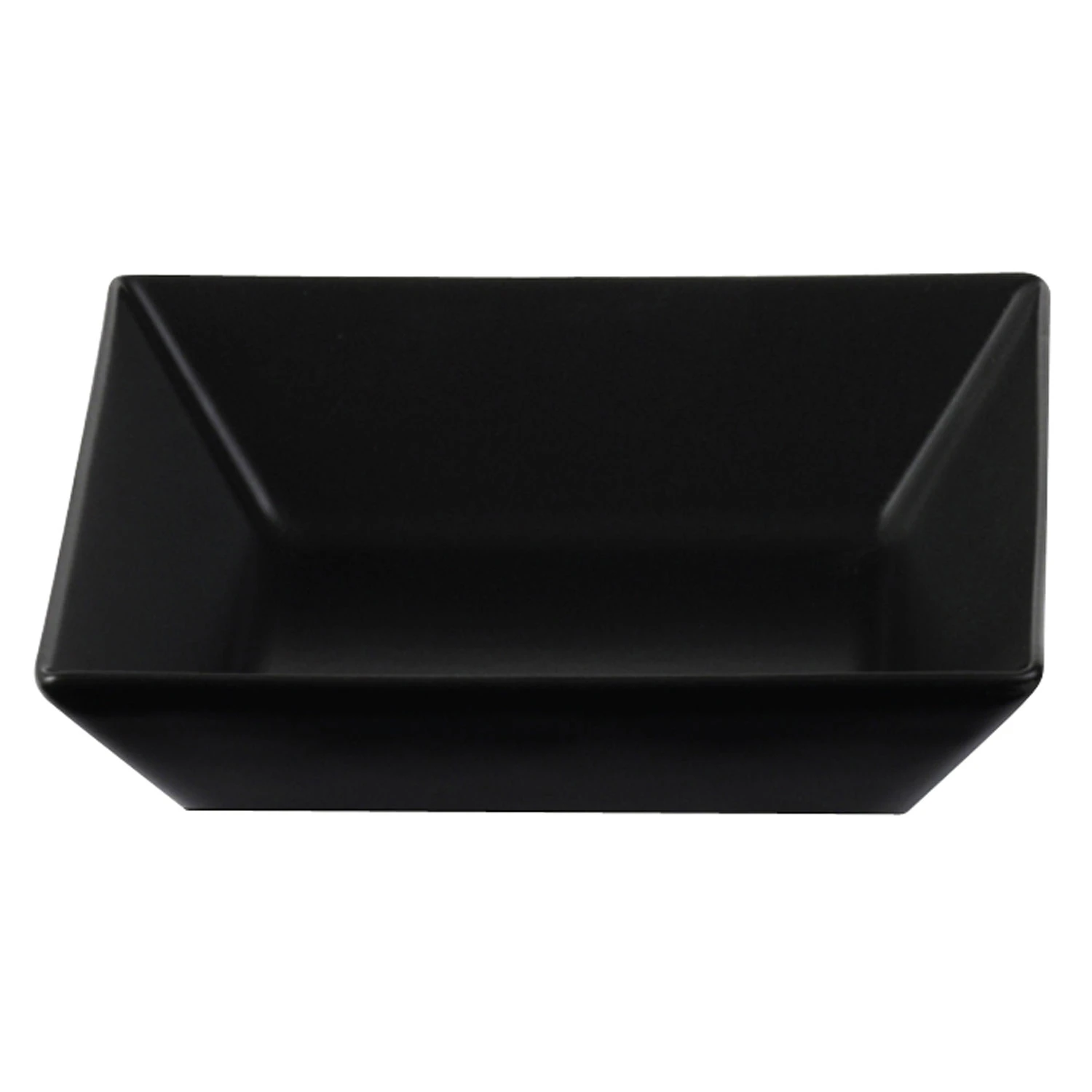 Aida Quadro Bowl 17,5x17,5 Cm Black - Serveringssk&aring;le Stent&oslash;j Sort - 40122