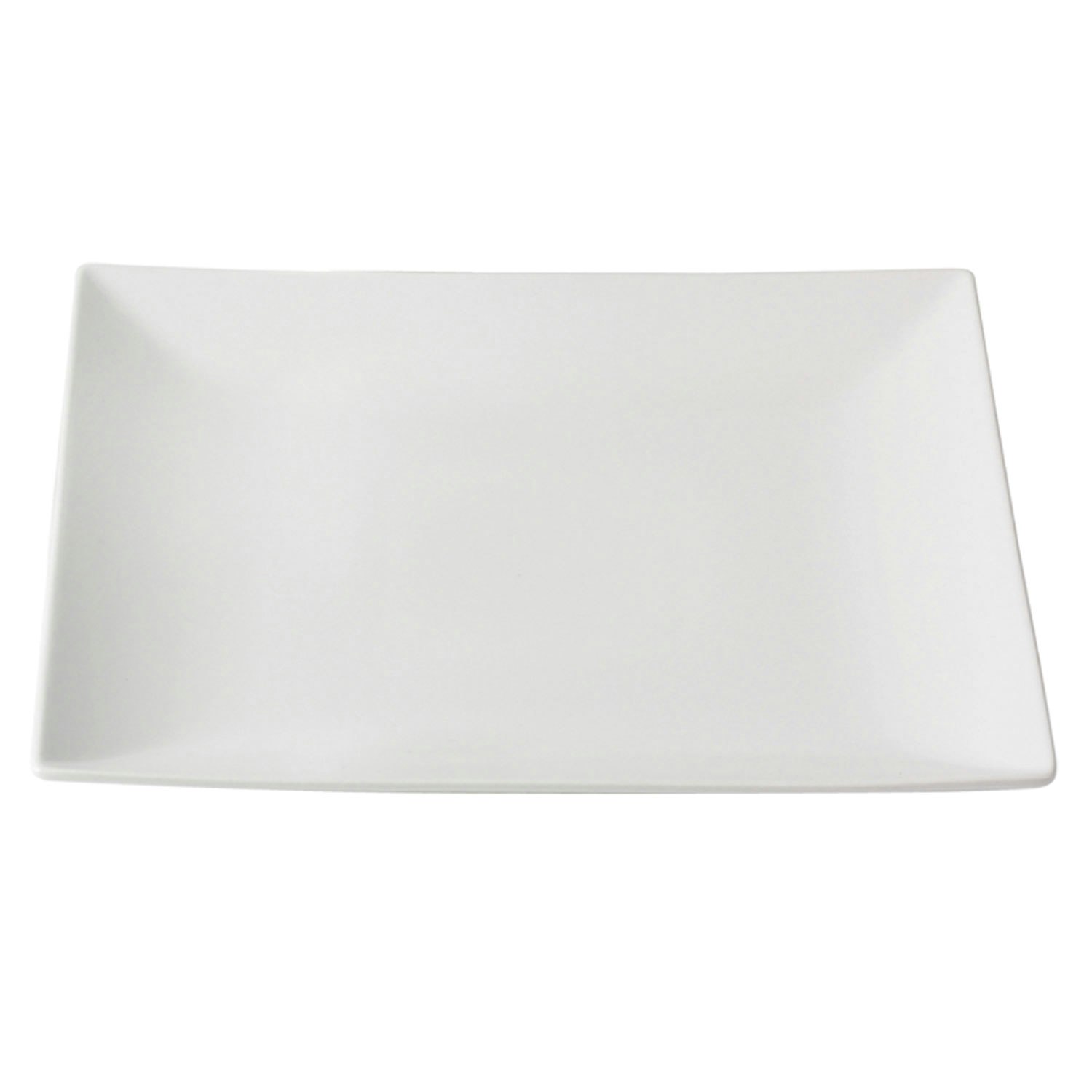 Aida Quadro Plate 26x26 Cm White - Middagstallerkner Stent&oslash;j Hvid - 40111