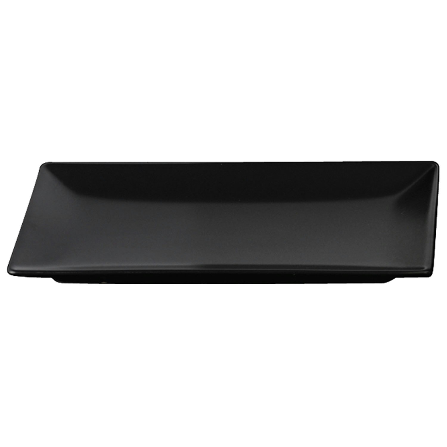 Aida Quadro Rectangular Plate 30x20 Cm Black - Middagstallerkner Stent&oslash;j Sort - 40124