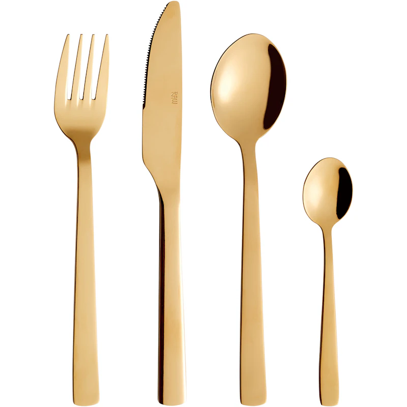 Raw Bestiksæt 24-pak, Guld