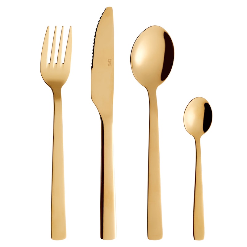Raw Bestiksæt 48 dele, Guld