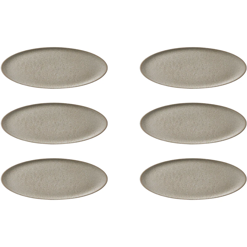 RAW Desserttallerken 20 cm 6-pak, Sandy Beige