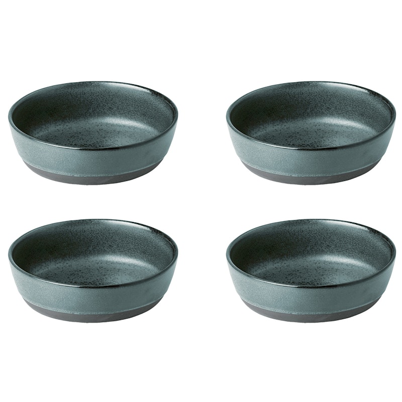 Raw Dyb Tallerken 19,4 cm 4-pak, Northern Green