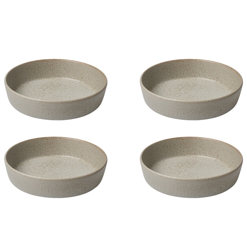 Raw Dyb Tallerken 19,4 cm 4-pak, Sandy Beige