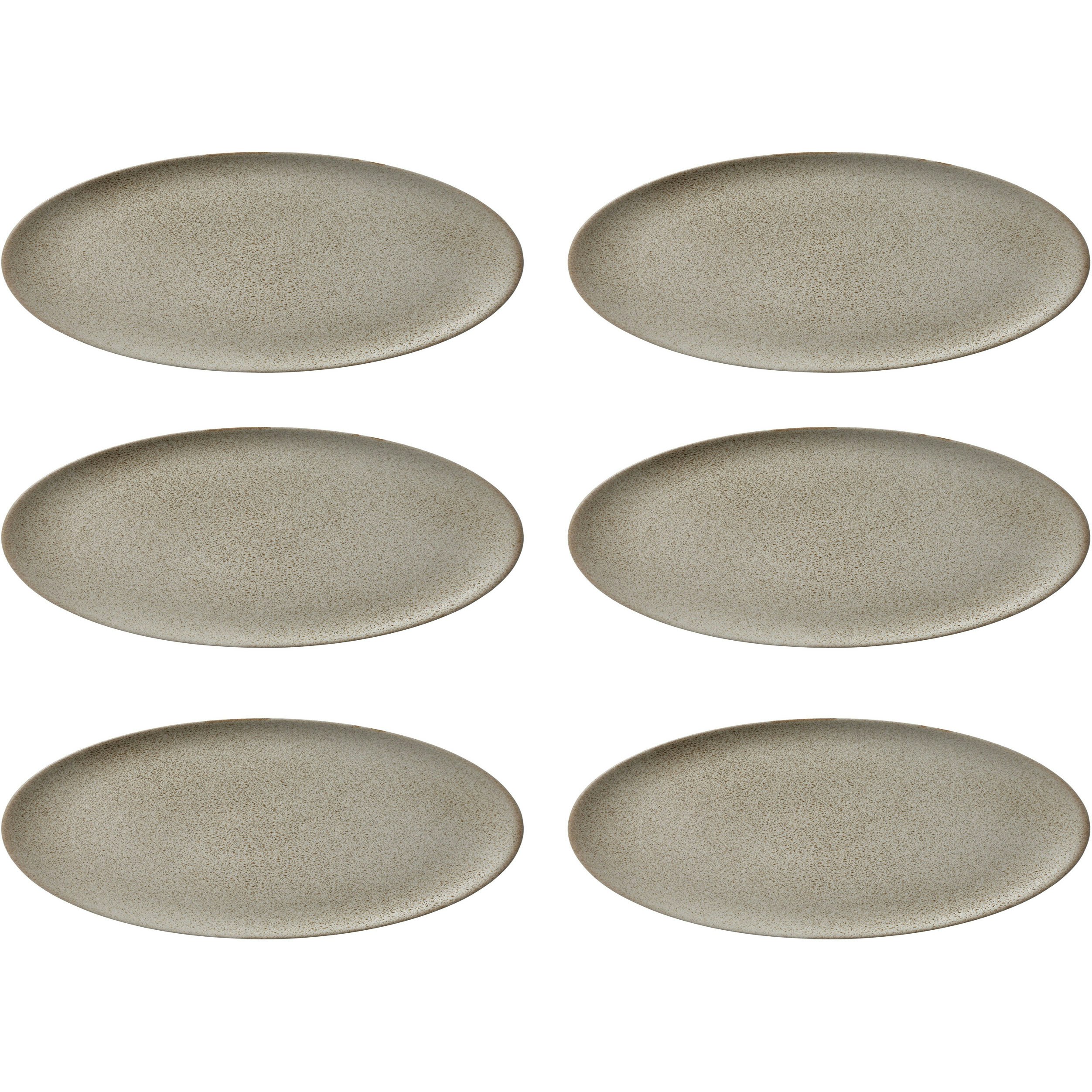 Aida Raw Frokosttallerken 23 Cm 6-pak - Middagstallerkner Stent&oslash;j Sandy Beige - 14495