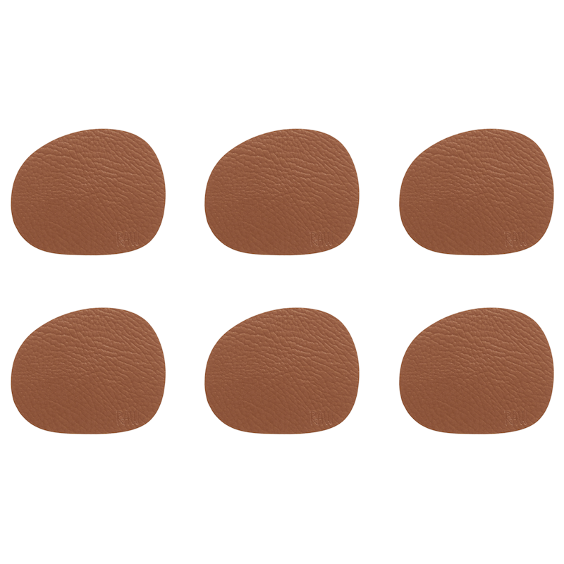 Raw Glasbrik 6-pak, Cinnamon Brown
