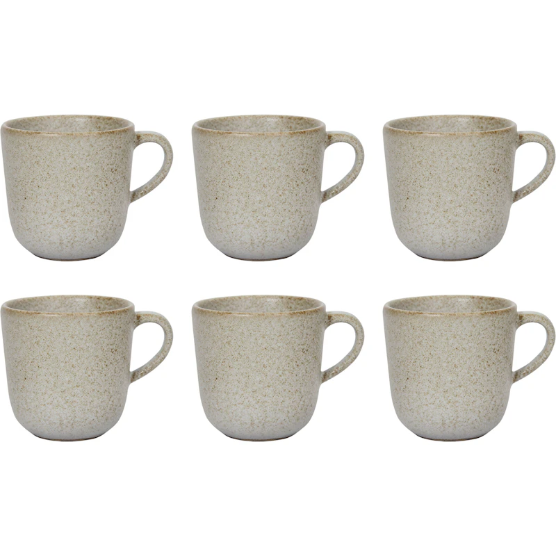 RAW Kaffekop 20 cl 6-pak, Sandy Beige