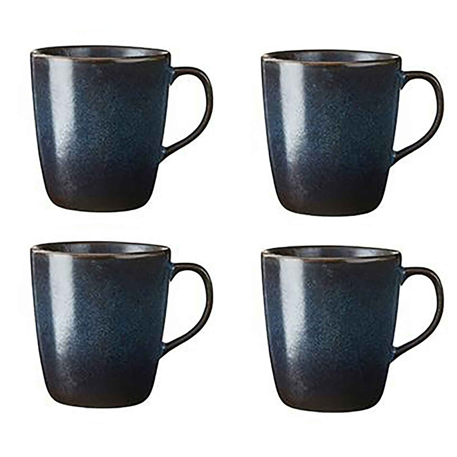 Aida Raw Krus 35 Cl 4-pak Midnatsbl&aring; - Kaffekopper Stent&oslash;j Midnight Blue - 15748