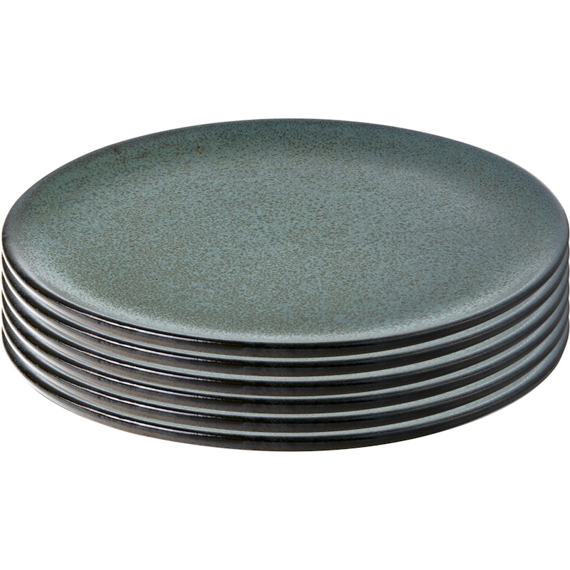 Raw Middagstallerken 28 cm 6-pak, Northern Green