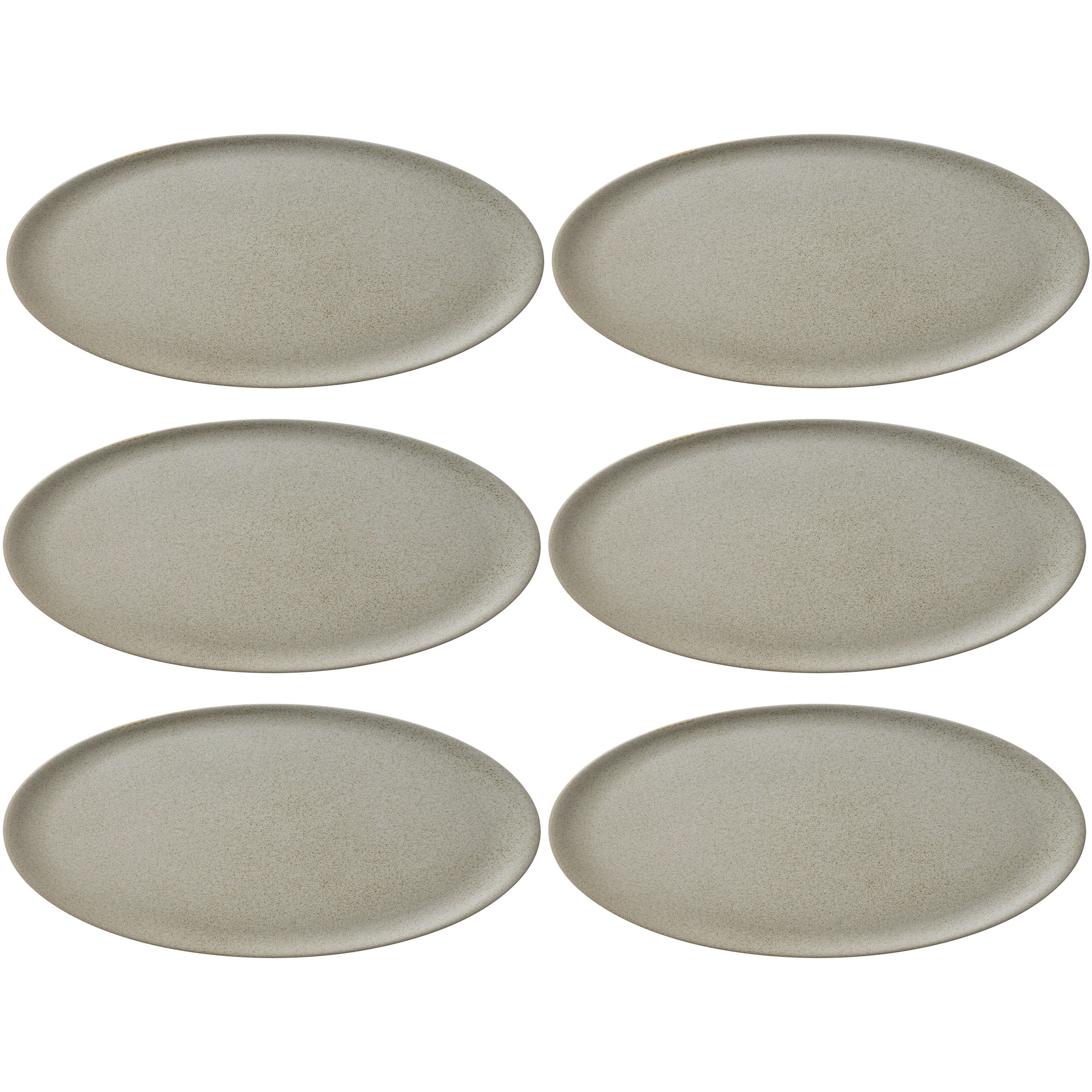 Aida Raw Middagstallerken 28 Cm 6-pak - Middagstallerkner Stent&oslash;j Sandy Beige - 14496