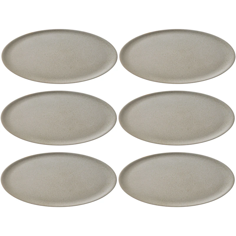RAW Middagstallerken 28 cm 6-pak, Sandy Beige