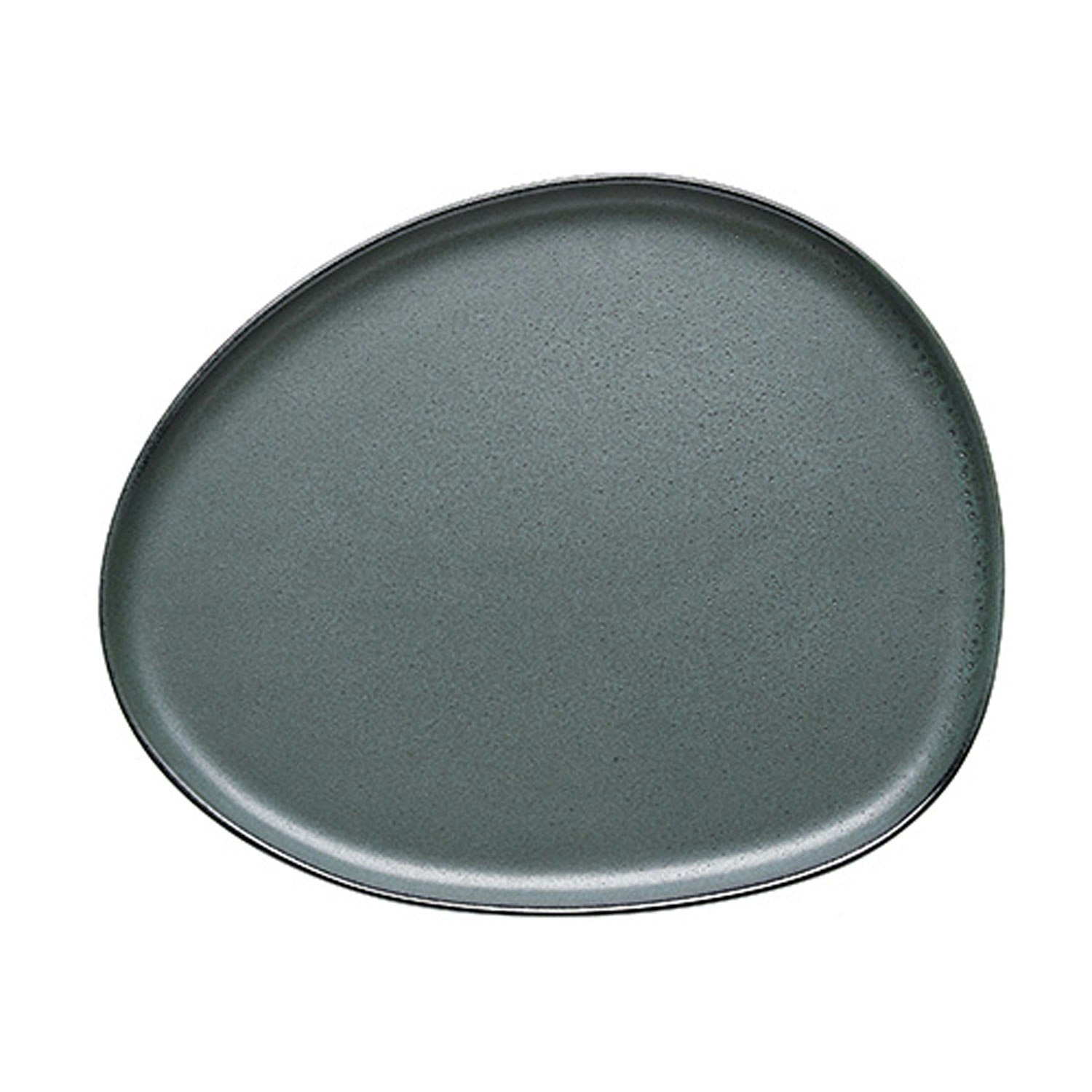 Aida Raw Organic Tallerken 21x24 Cm Northern Light - Middagstallerkner Stent&oslash;j Northern Green - 15808