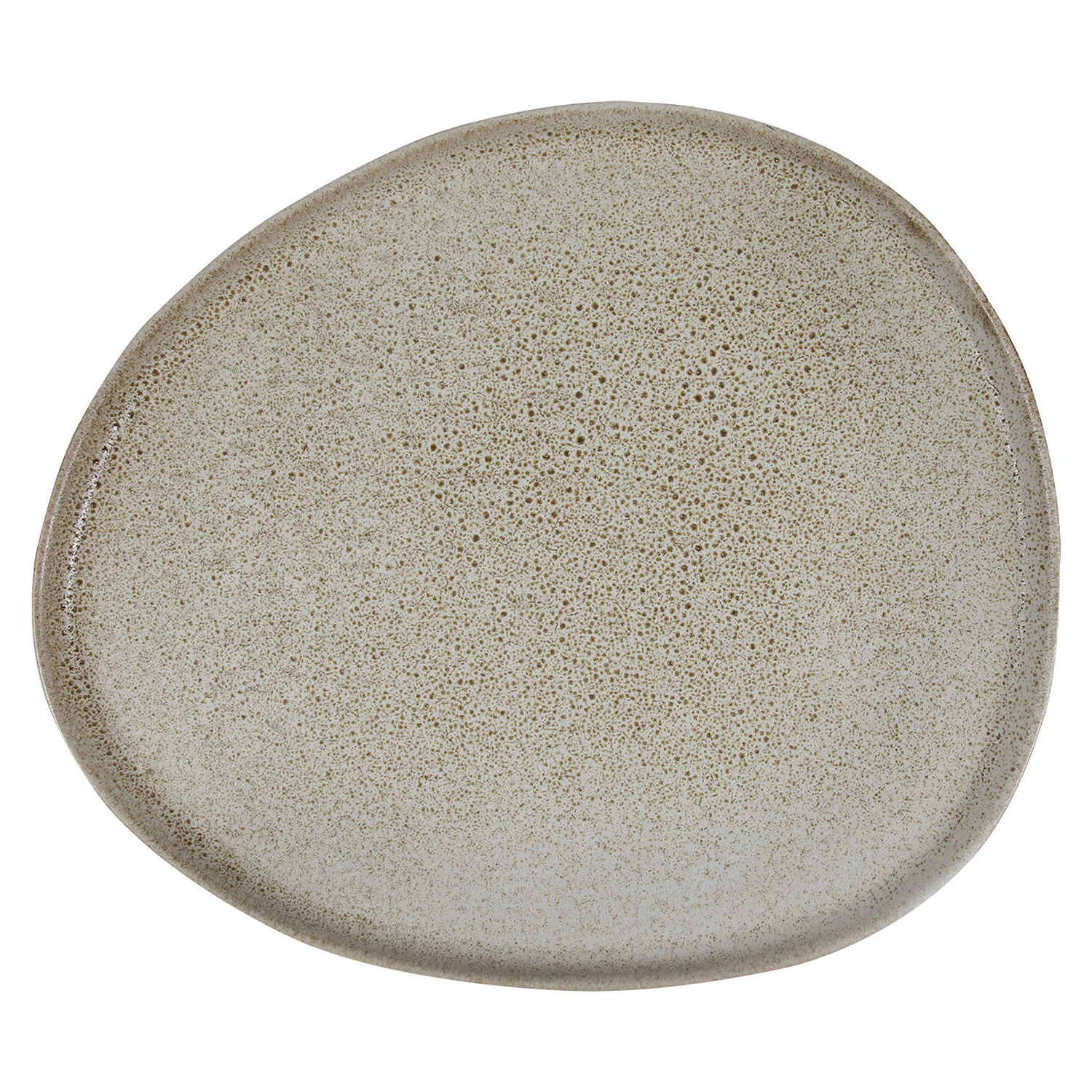 Aida Raw Organic Plate 29 Cm - Middagstallerkner Stent&oslash;j Sandy Beige - 14439