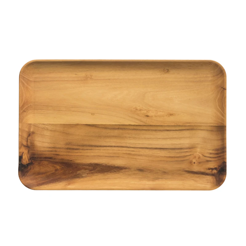 Raw Plate 31,7x20,2 cm, Teak