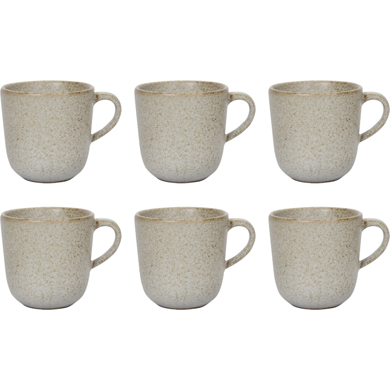 RAW Kaffekop 20 cl 6-pak, Sandy Beige