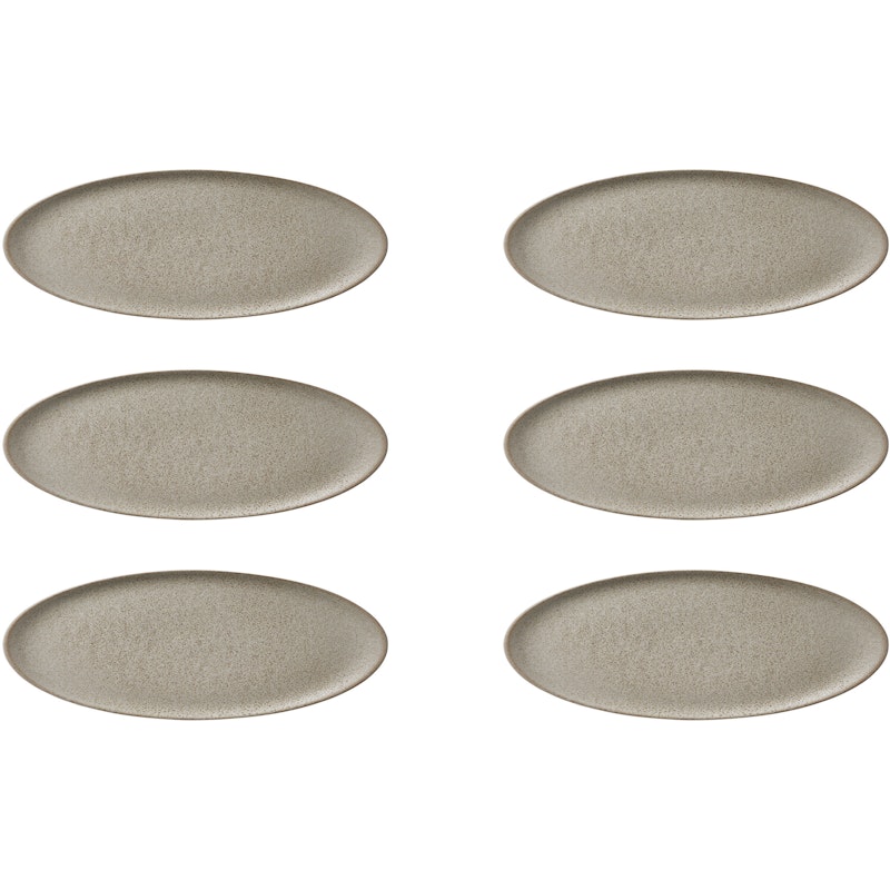 RAW Desserttallerken 20 cm 6-pak, Sandy Beige
