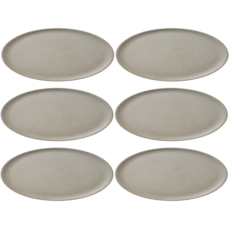 RAW Middagstallerken 28 cm 6-pak, Sandy Beige