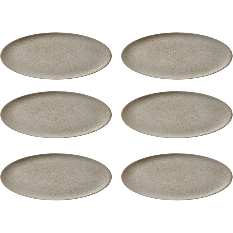 RAW Frokosttallerken 23 cm 6-pak, Sandy Beige