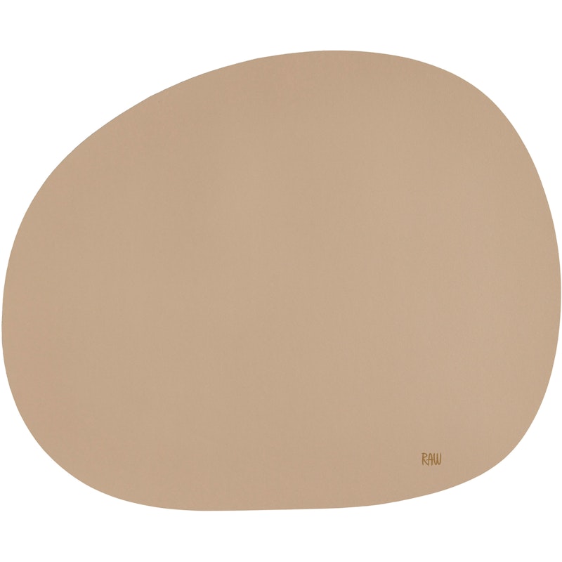 RAW Silicone Dækkeserviet Blød 33,5 x 41 cm, Beige