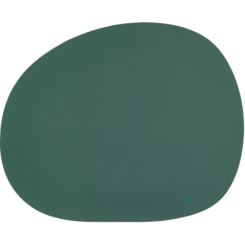 RAW Silicone Dækkeserviet Blød 33,5 x 41 cm, Mørkegrøn
