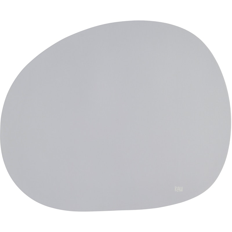 RAW Silicone Dækkeserviet Blød 33,5 x 41 cm, Lysegrå