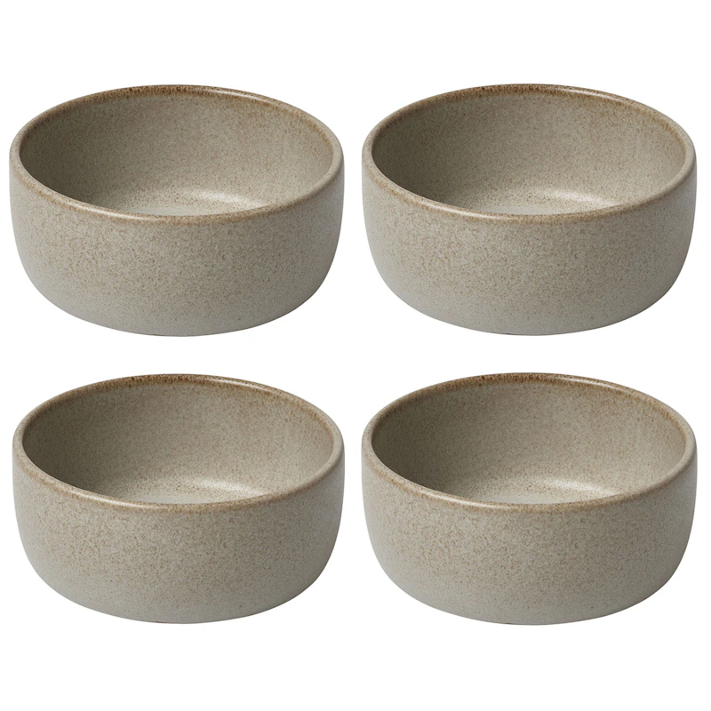 Raw Skål 13 cm 4-pak, Sandy Beige