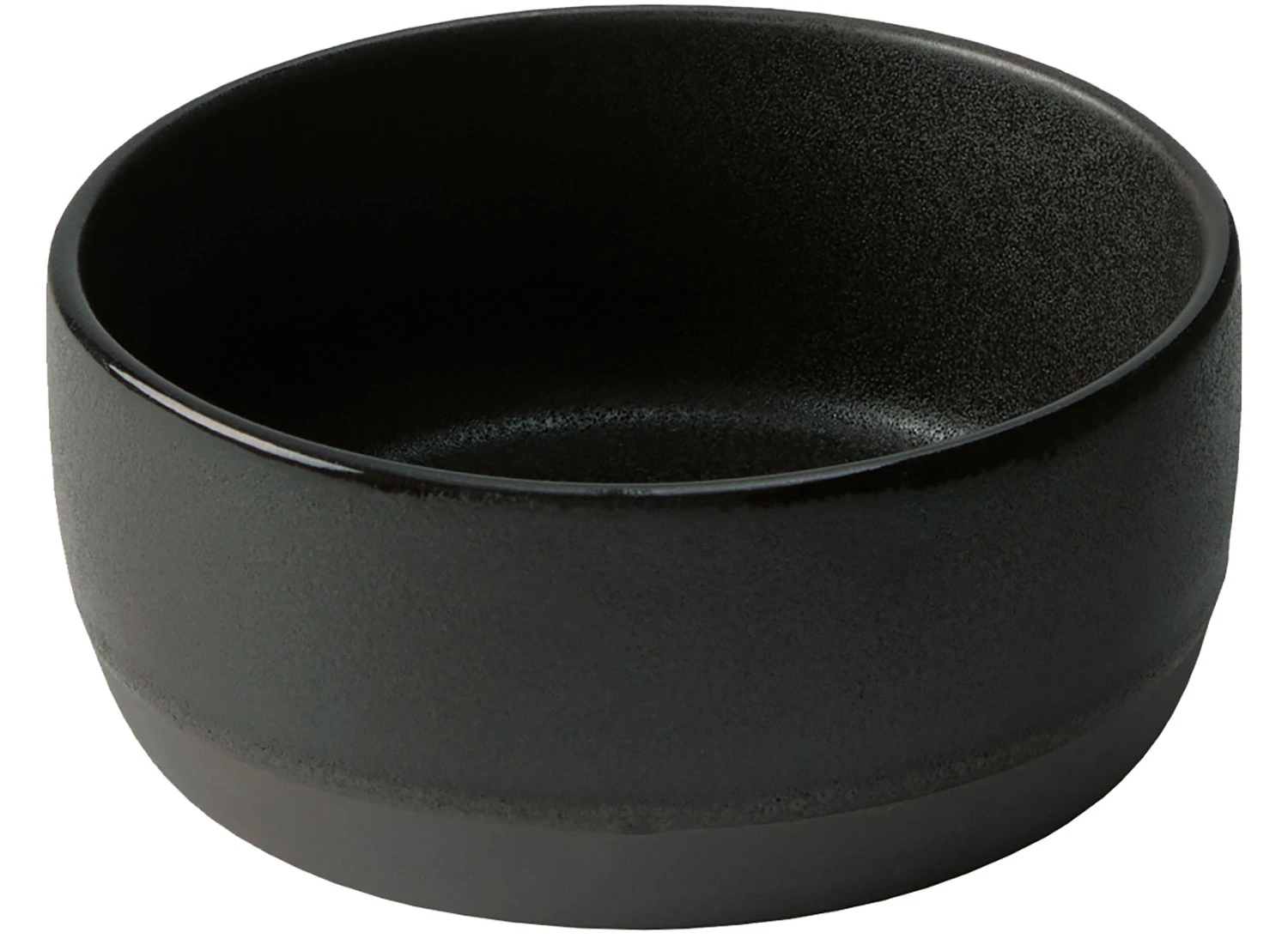 Aida Raw Sk&aring;l 13,5 Cm - Serveringssk&aring;le Stent&oslash;j Titanium Black - 14813