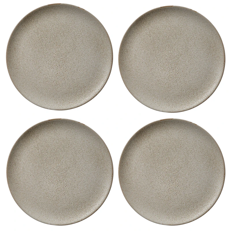Raw Tallerken 23 cm 4-pak, Sandy Beige
