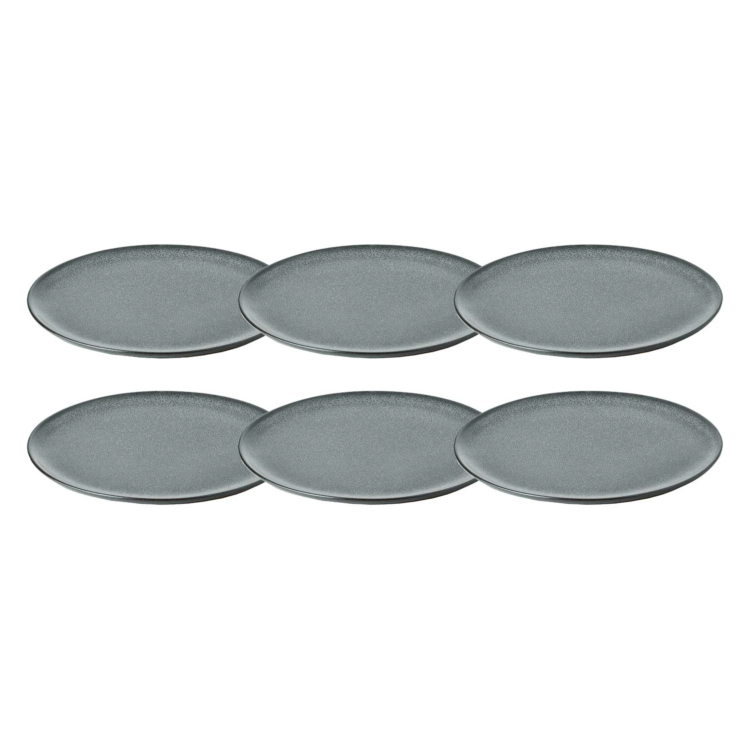 Aida Raw Tallerken 23 Cm 6 Stk - Middagstallerkner Stent&oslash;j Northern Green - 15711-6pack