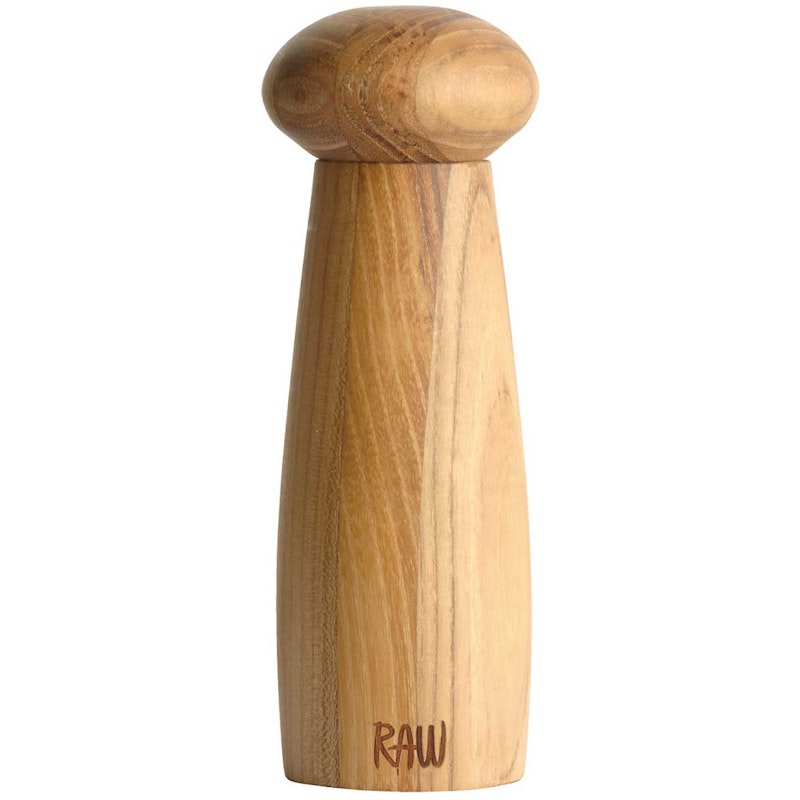 Raw Teak Saltkværn, 18 cm