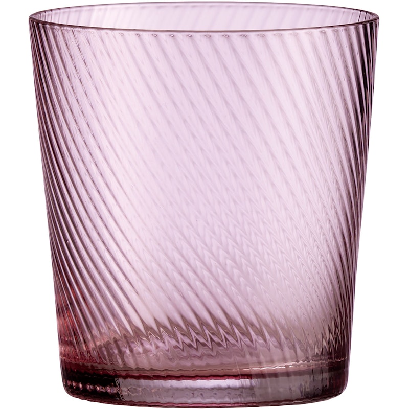 RAW Unique Swirl Glas Lav 30 cl, Rosa