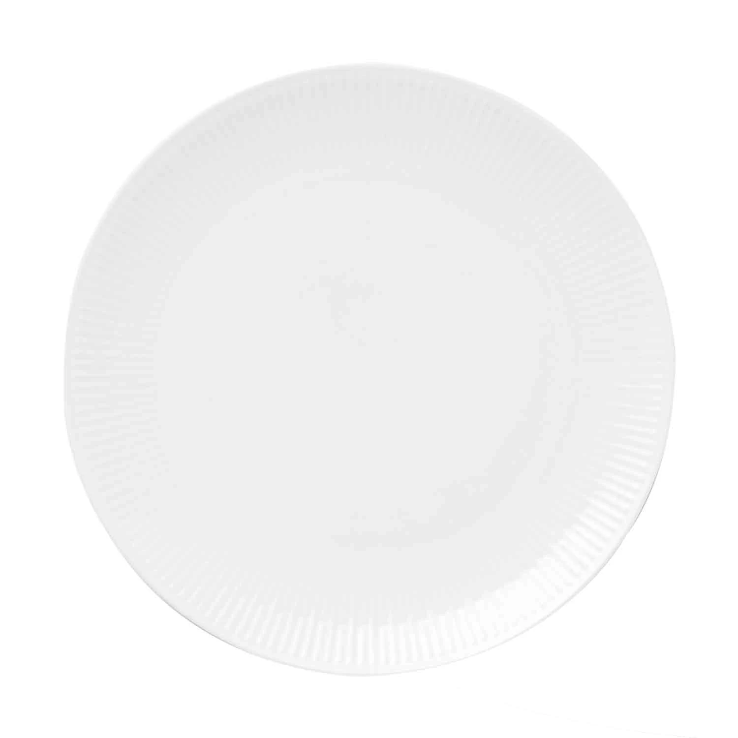 Aida Relief Tallerken &Oslash;20cm 4-pak - Asietter Porcel&aelig;n Hvid - 35182