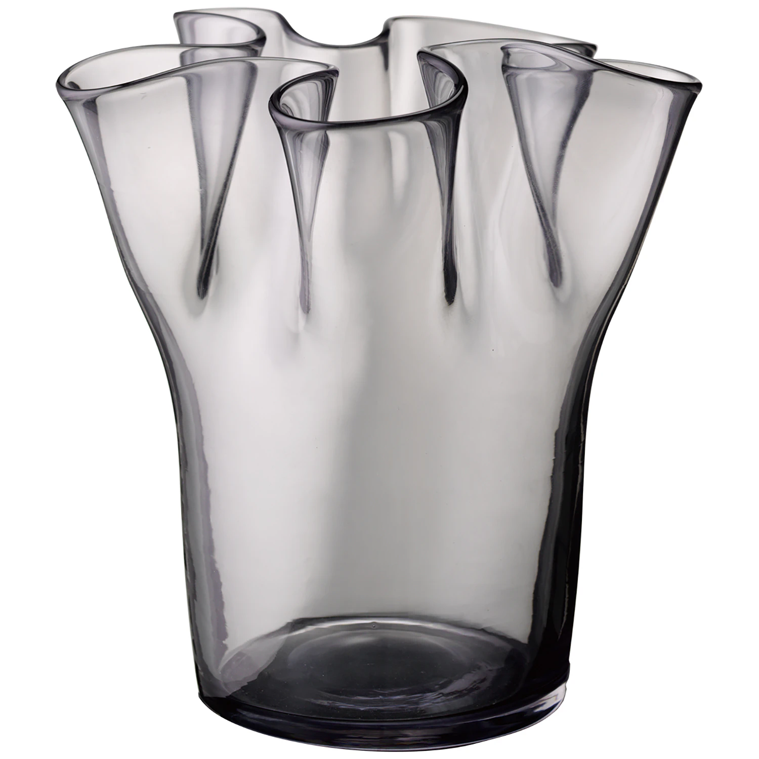 Aida Tulip Vase R&oslash;get Gr&aring; - Vaser Glas Smoke - 31962