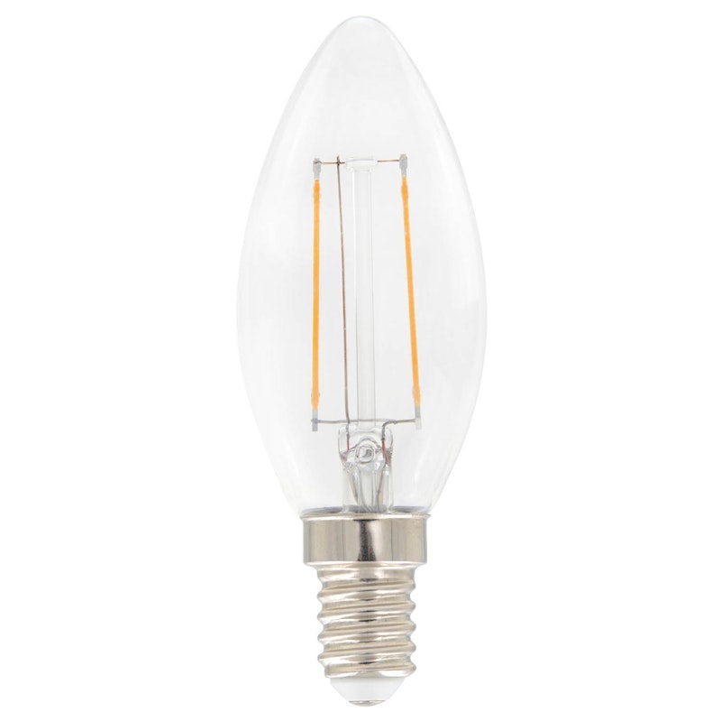 Filament LED E14, 2700K 250lm 2,5W dæmpbar