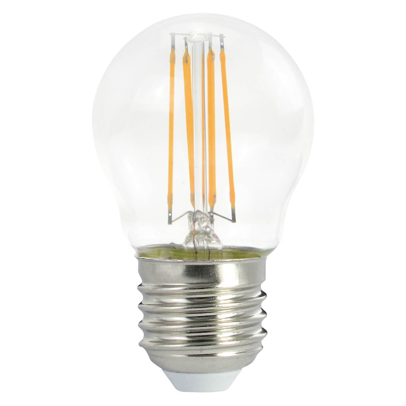 Filament LED E27, 2700K 470lm 4,5W Dæmpbar