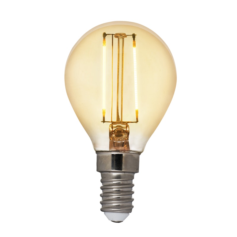 LED Filament Amber P45 4,5W E14 360lm Dæmpbar