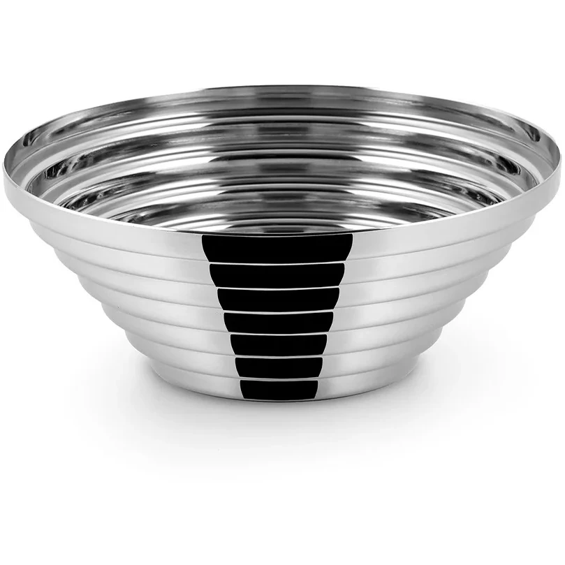 Alessi Maya Kurv Rund 20 Cm - Frugtsk&aring;le Rustfrit st&aring;l - 7320/20