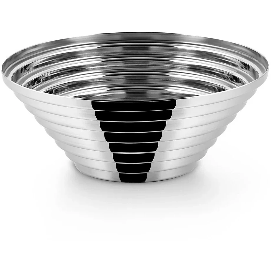 Alessi Maya Kurv Rund 25 Cm - Frugtsk&aring;le Rustfrit st&aring;l - 7320/25