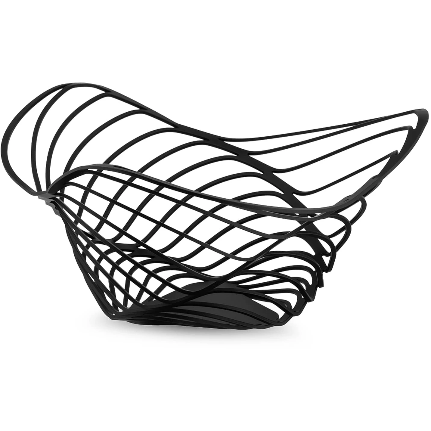 Alessi Trinity Frugtkurv 26 Cm - Frugtsk&aring;le St&aring;l Sort - ACO04/12 B