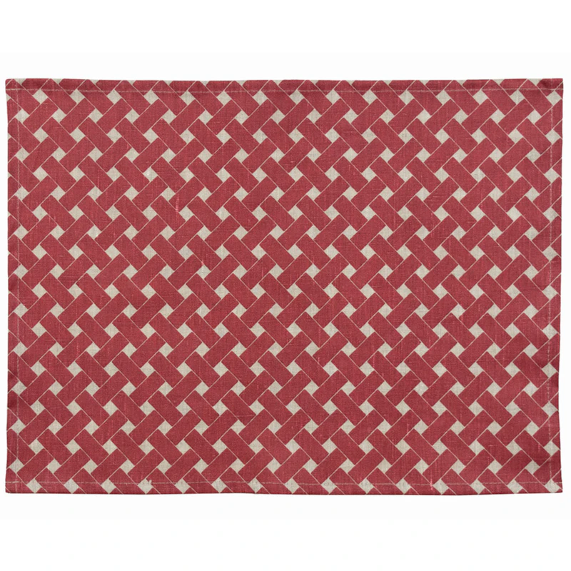 Korg Dækkeserviet 2-pak, Rød