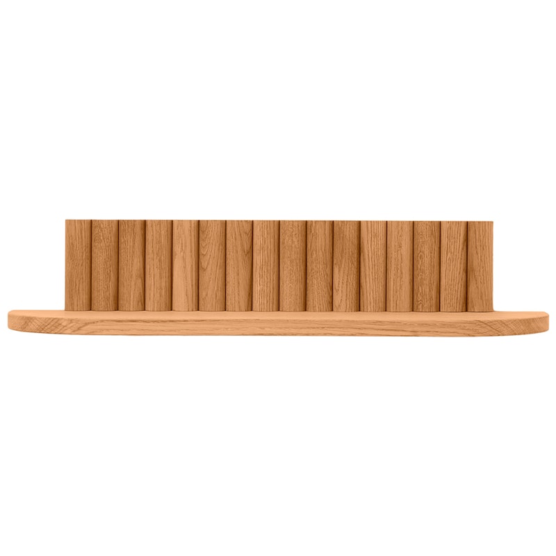 Pillar Væghylde 60 cm, Olieret Eg
