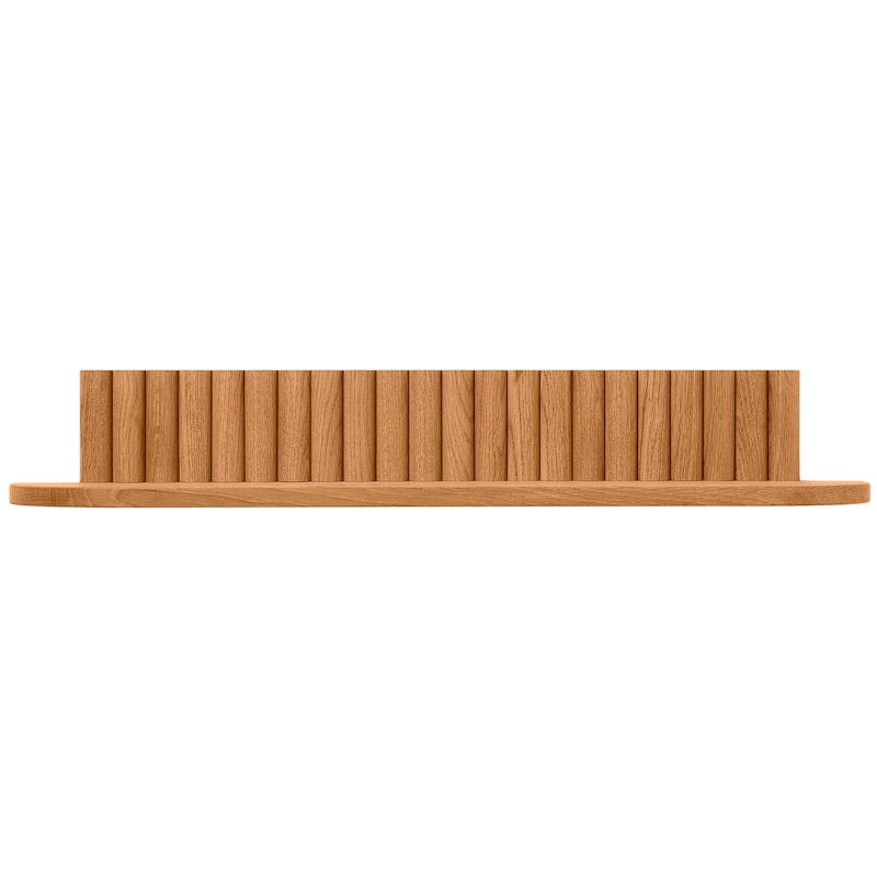 Pillar Væghylde 78 cm, Olieret Eg