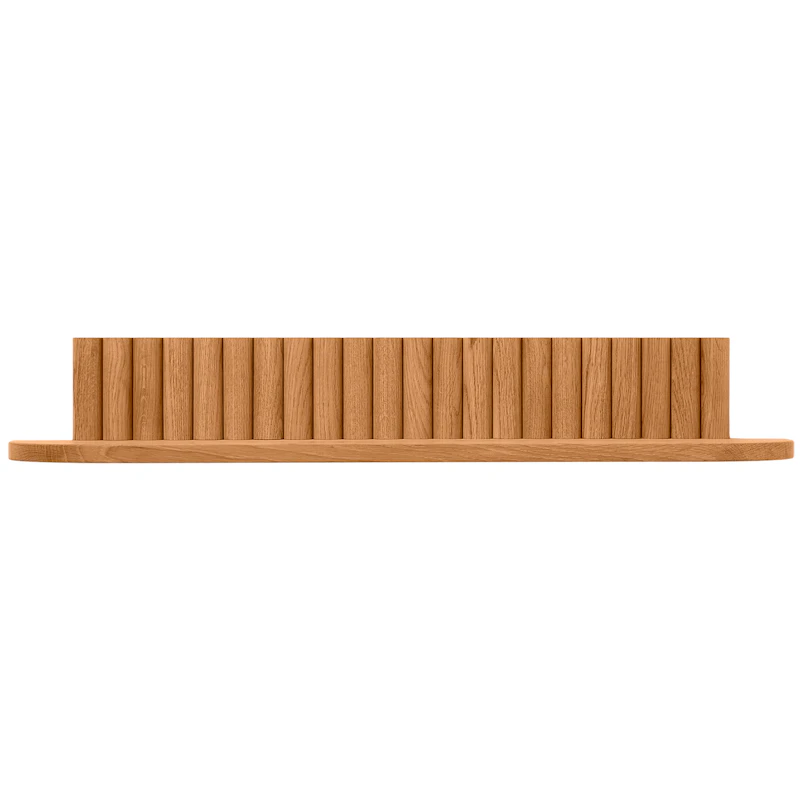 Pillar Væghylde 78 cm, Olieret Eg